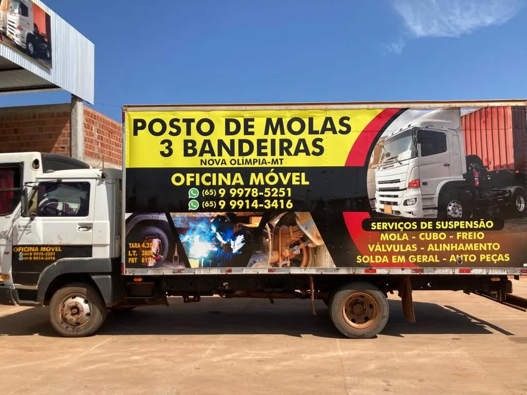 Unidade de oficina móvel da empresa